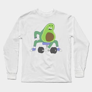 Avocado Gym Tshirt Long Sleeve T-Shirt